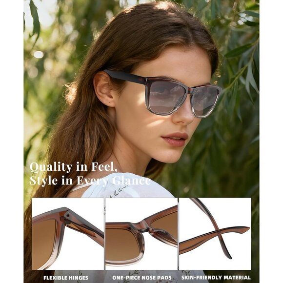 Women\'s Polarized Sunglasses UV400 Protection Square Fashion Outdoor main image 4